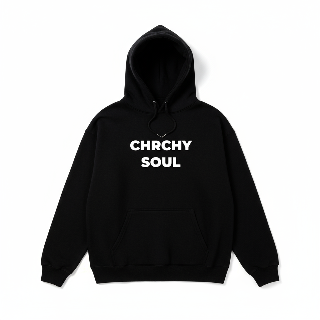 BLACK CLASSIC CHRCHYSOUL HOODIE