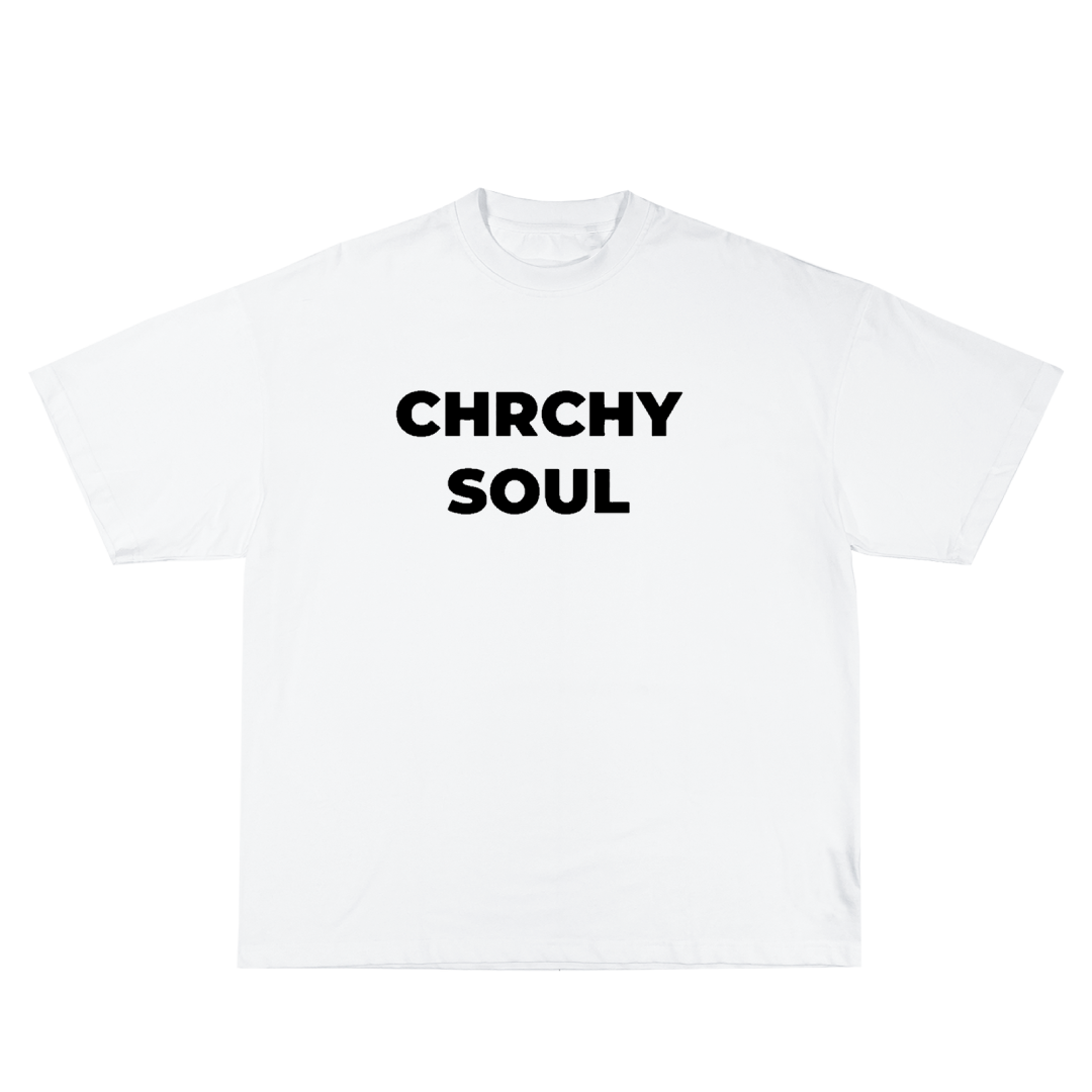 WHITE CLASSIC CHRCHYSOUL TEE